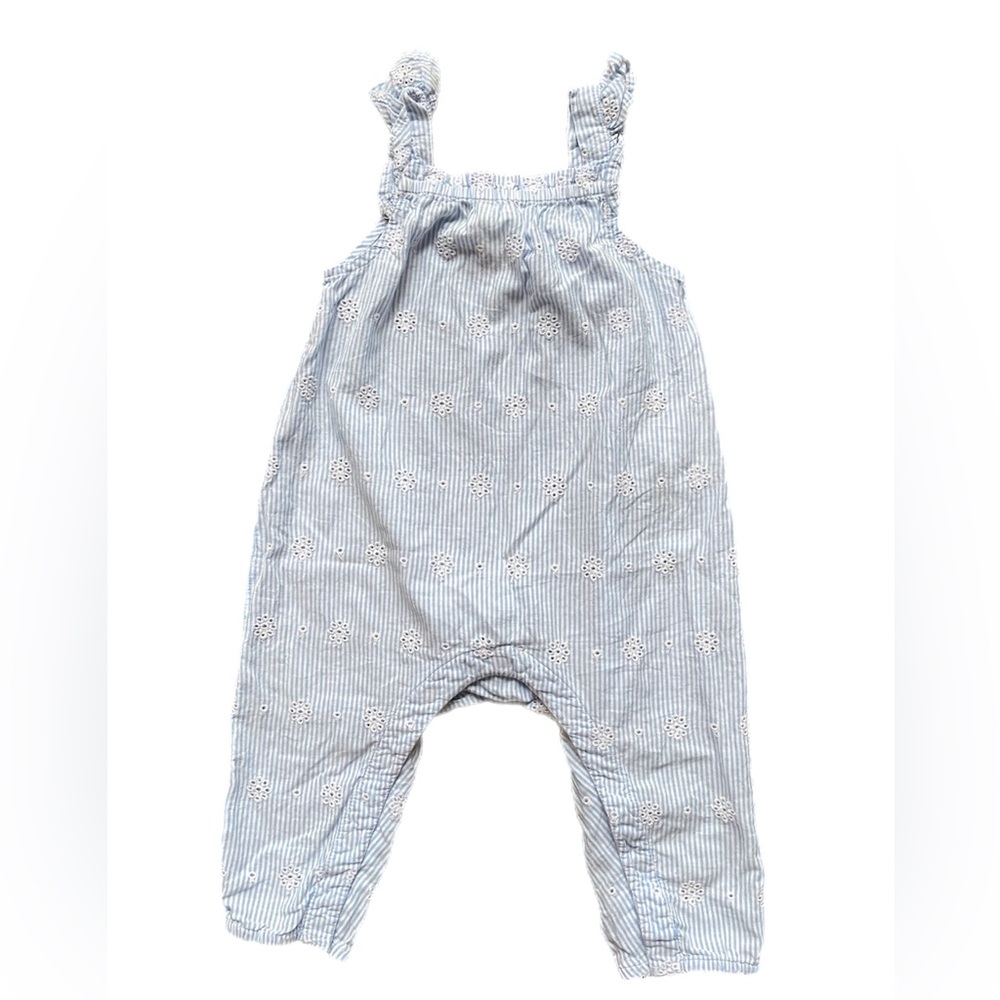 H&M Baby Girl Blue Romper. 6-9M